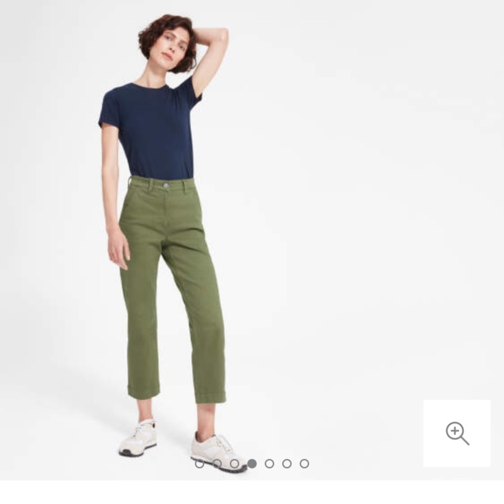 Everlane Straight Leg Crop Pant